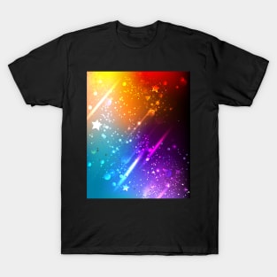 Bright Rainbow Background T-Shirt